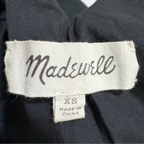 Madewell Floral Embroidered Tassel Trim Linen Blend Shift Dress - Picture 11 of 14